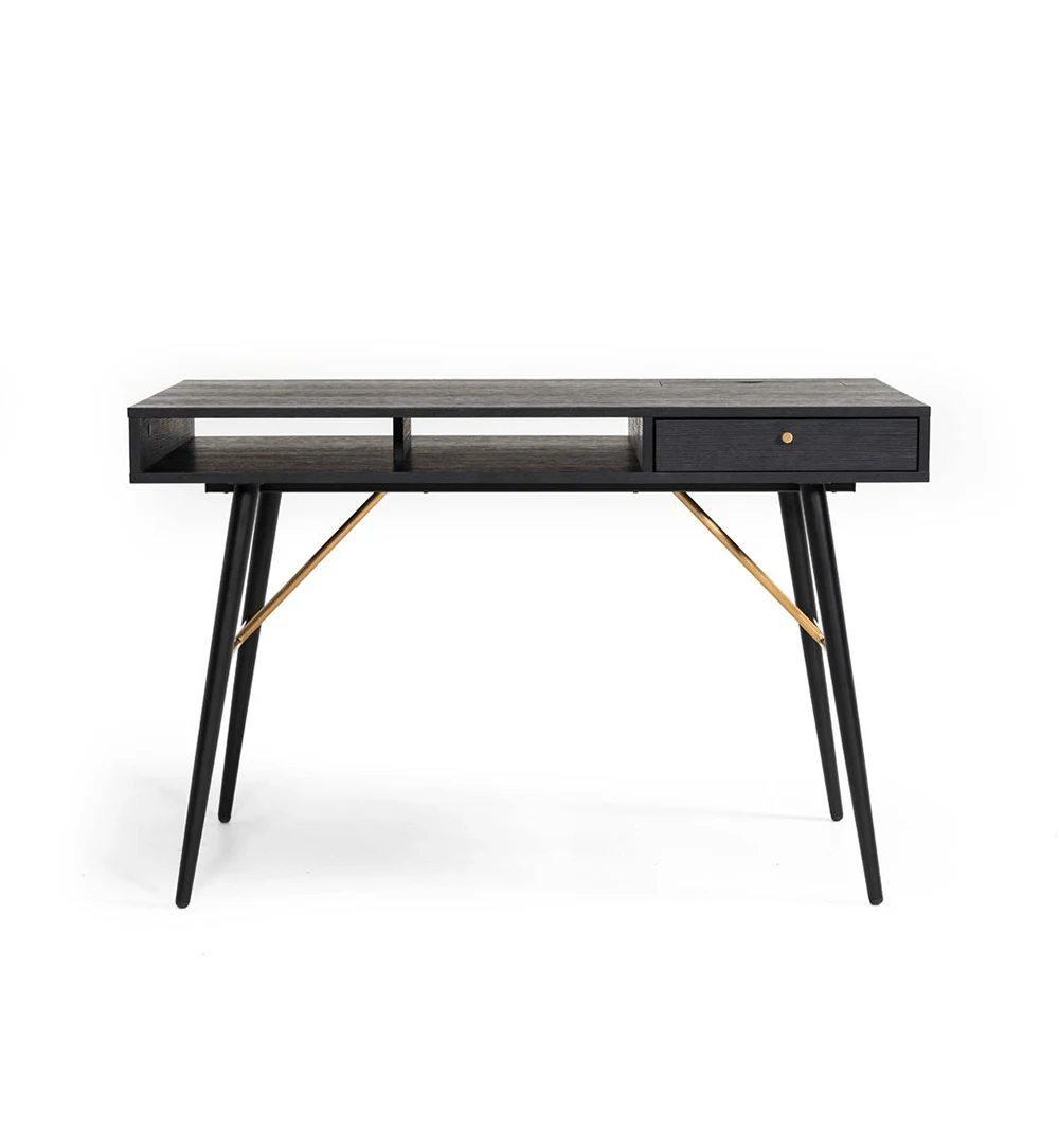 Modern Black Office Desk